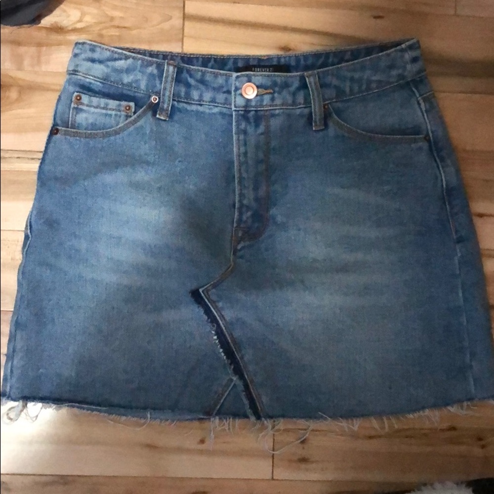 Forever 21 jean skirt